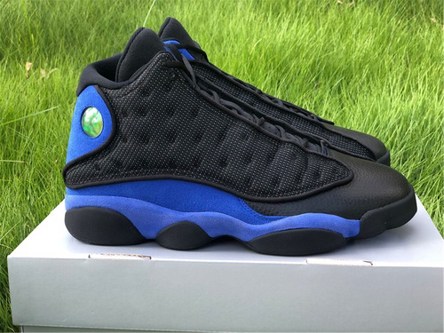 Pure original_ Air Jordan 13 Retro _Hyper Royal_ _Royal Blue color_ number 414571 040 full code shipment 40-47.5-5a642ff7
